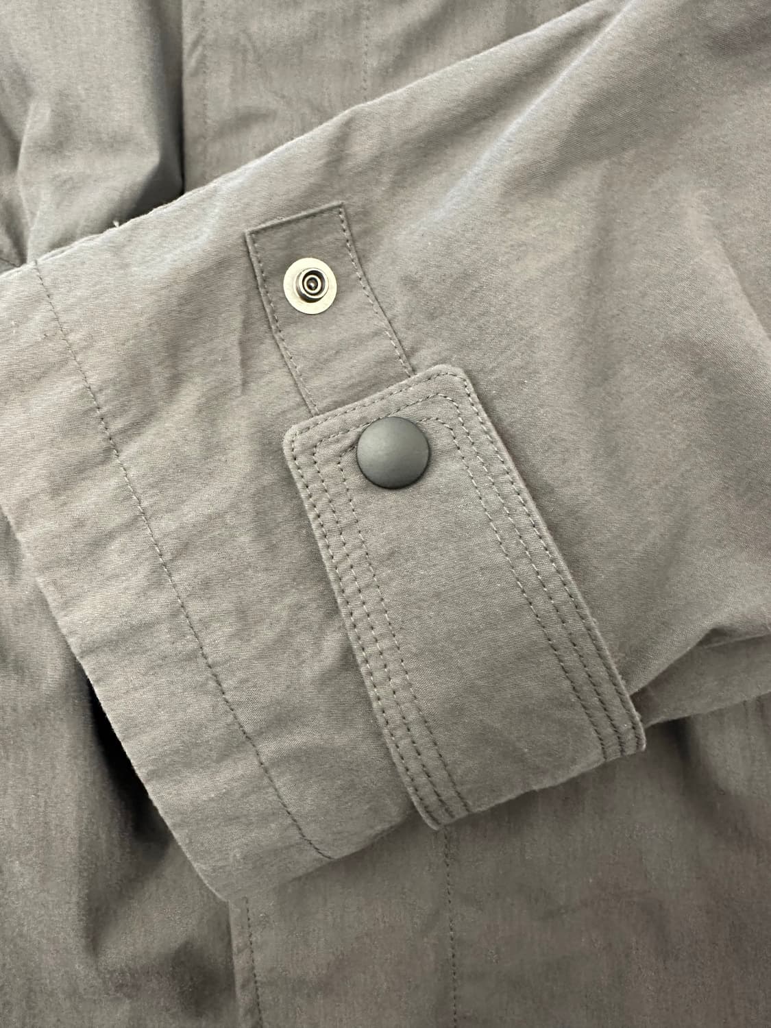 무탠다드 시티 레저 오버사이즈 발마칸 트렌치 코트(그레이) 상품이미지8