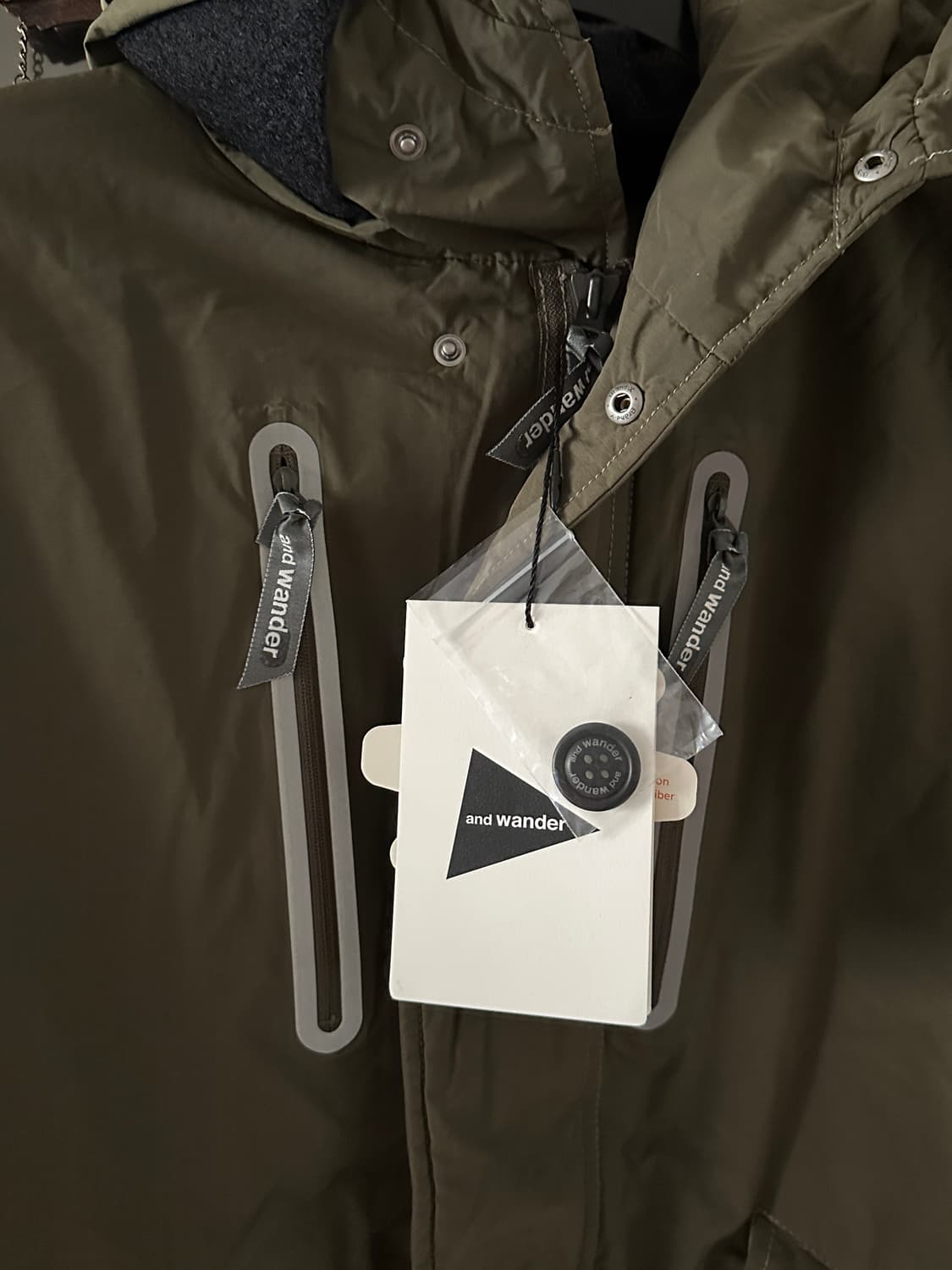 앤드원더 24fw Octa 피쉬테일 파카 그린  상품이미지5