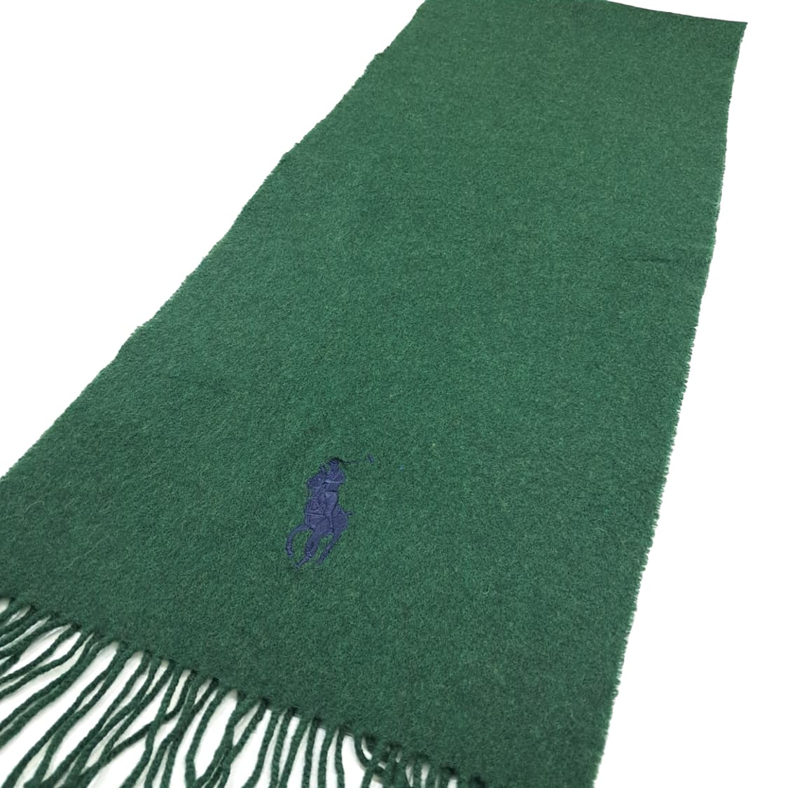 MX272 폴로 랄프로렌 포레스트그린 램스울 목도리 머플러 상품이미지6