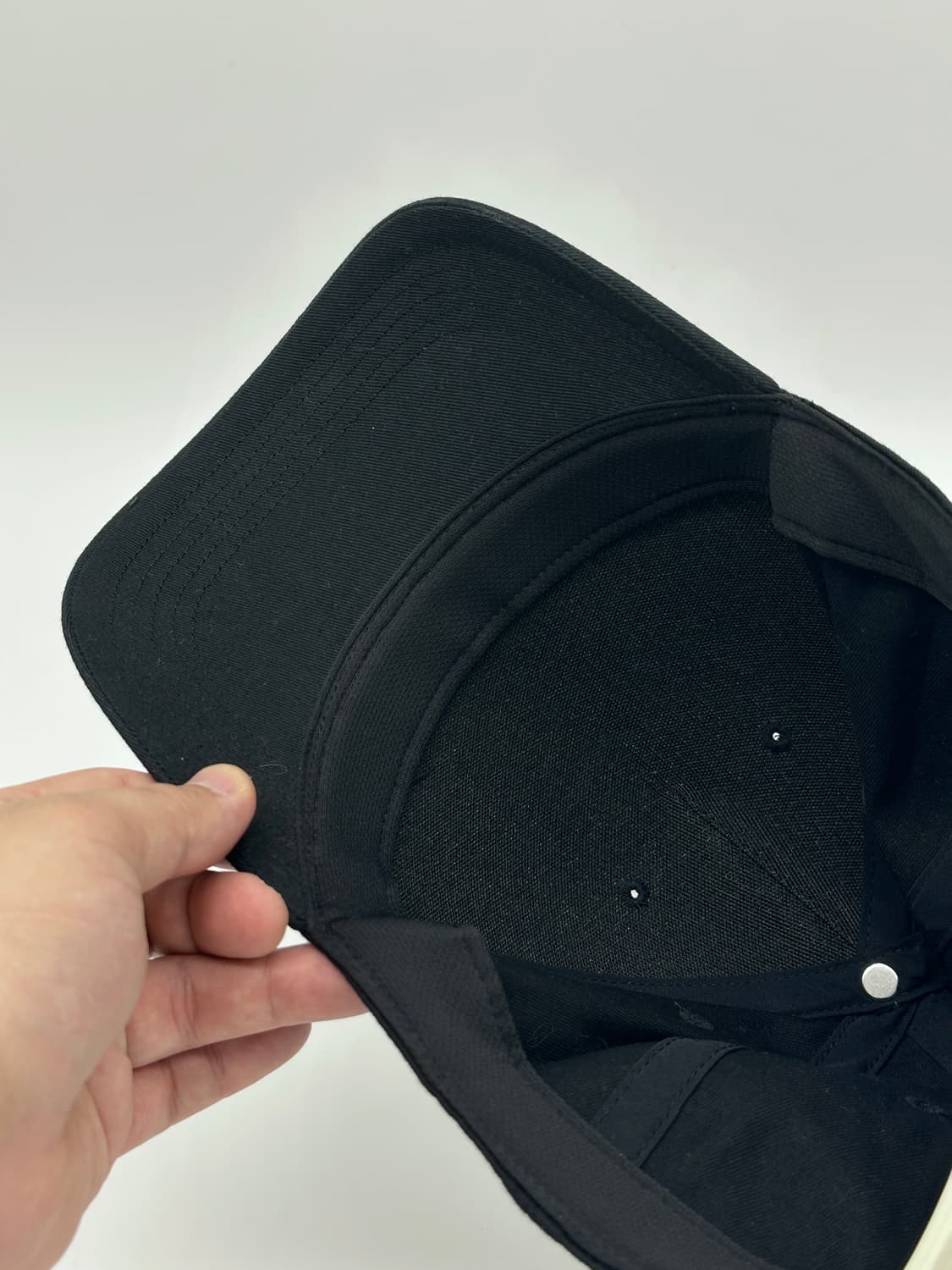 [F] 아디다스 로고 블랙 볼캡 모자 상품이미지5