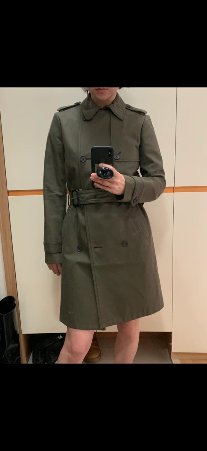 JOSEPH 조셉 트렌치코트 카키 38 / 클래식 더블 트렌치 / 상태좋 상품이미지1