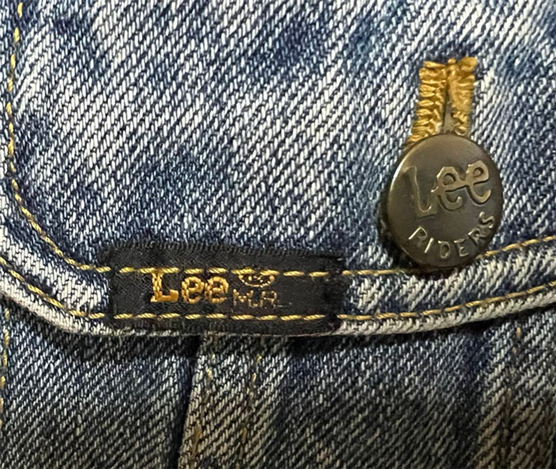 Lee PATD-23337 80-90s 남자 데님자켓 M 95-100 상품이미지3