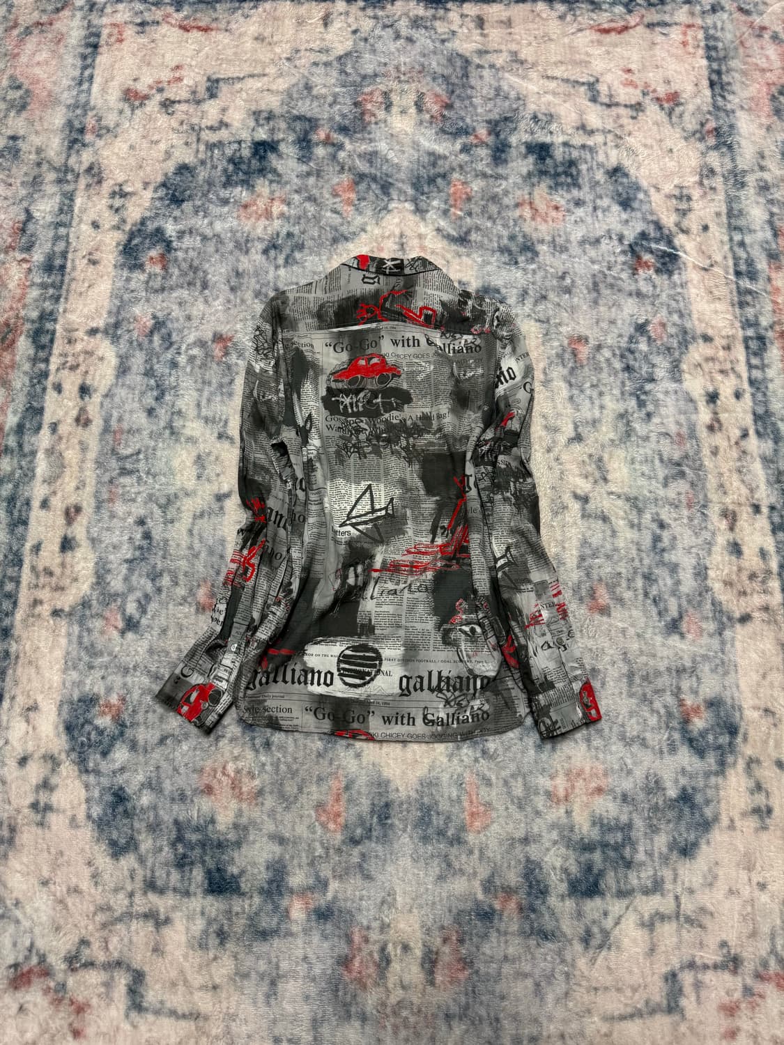 John galliano archive newspaper shirts 상품이미지7