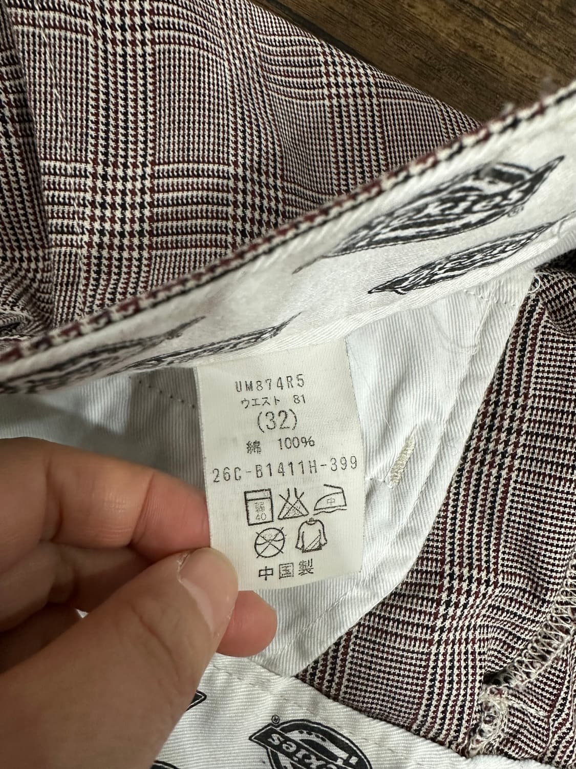 Dickies 체크 면바지 32사이즈 올드스쿨 빈티지 상품이미지8