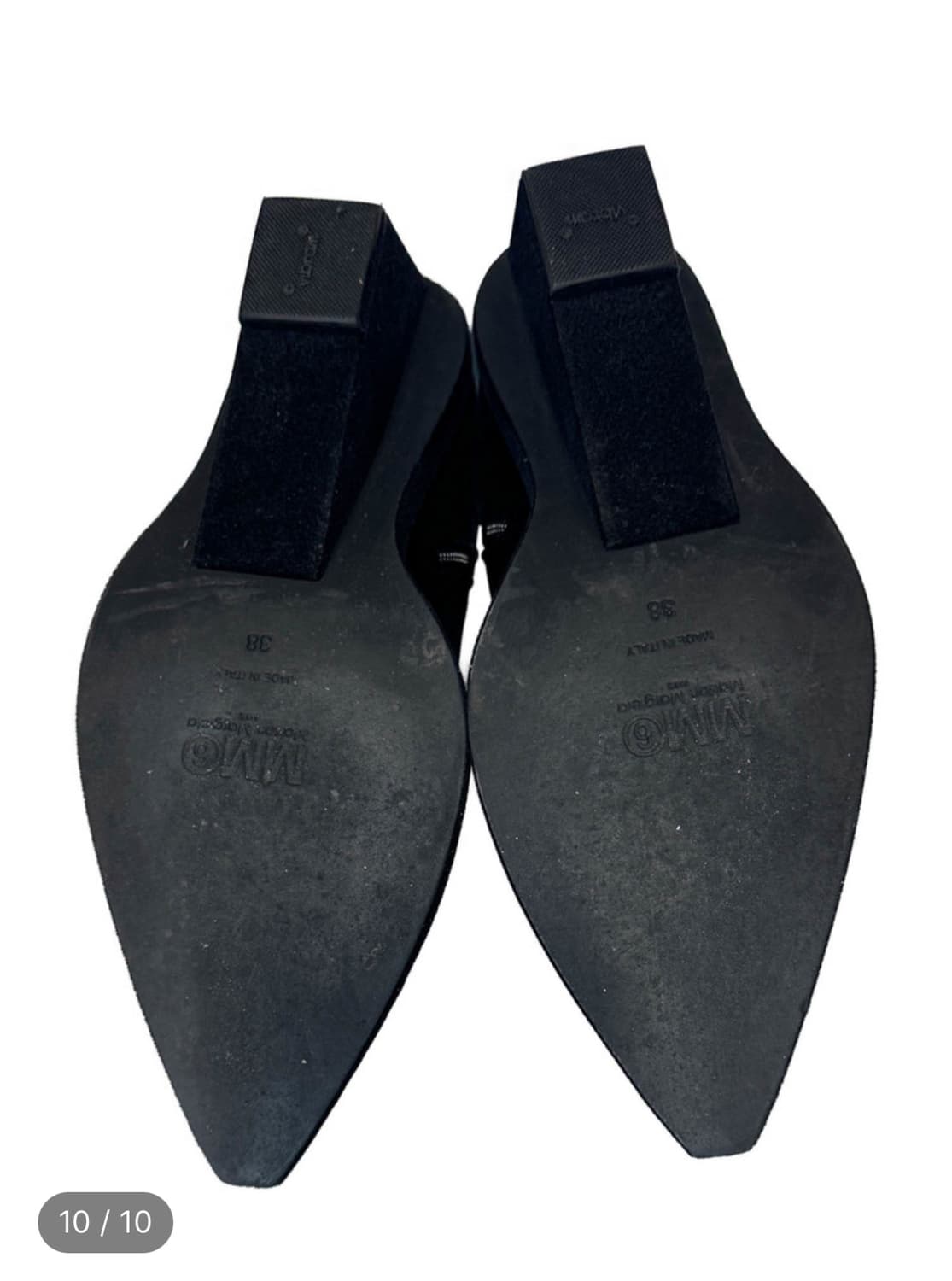 MM6 Maison Margiela 벨벳 앵클 부츠 상품이미지3