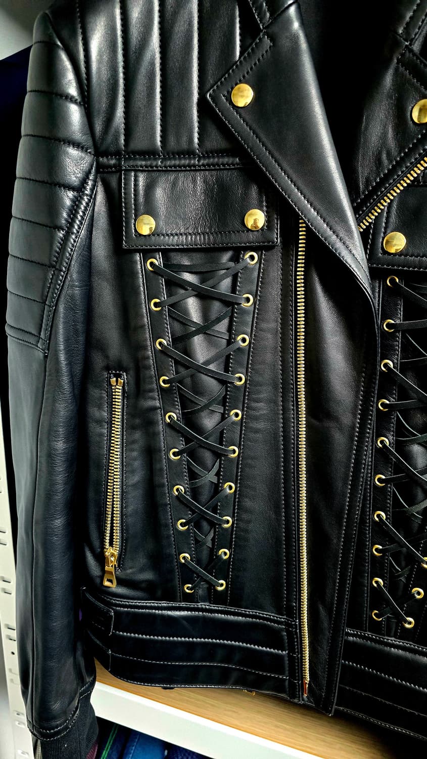 (명작,강추👍)발망 가죽자켓 라이더자켓 레더자켓 상품이미지5