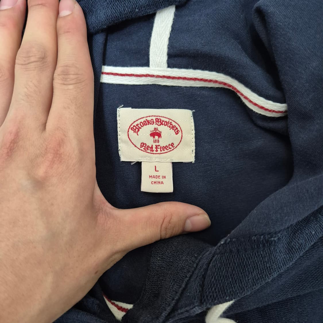 브룩스브라더스 스탠다드 베이직 후드티 상품이미지4