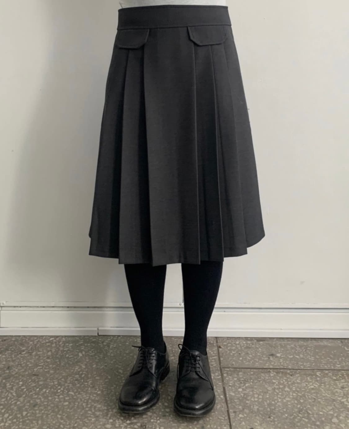 회색 스커트 치마 상품이미지4