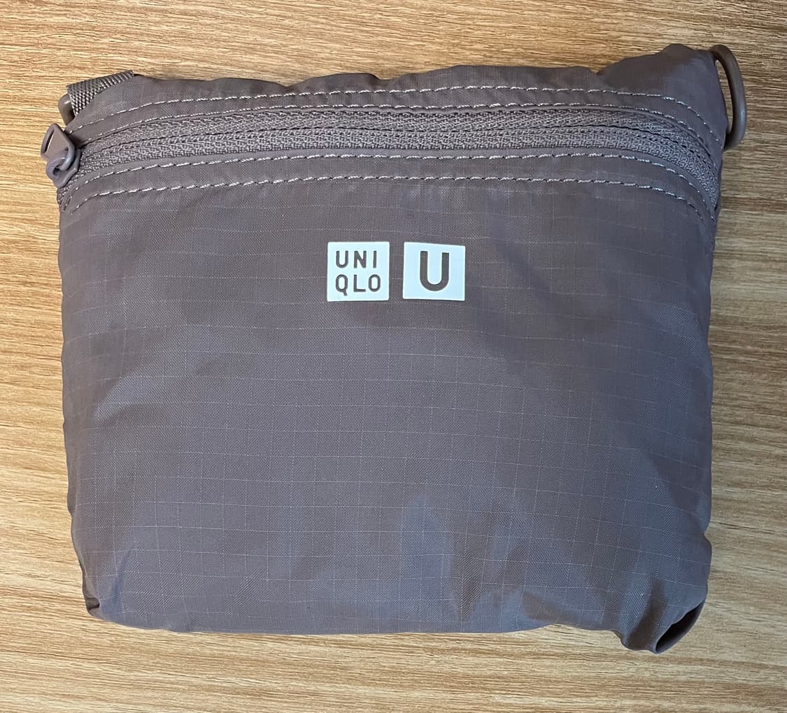 유니클로 U 포켓터블 2WAY 백 _브라운 상품이미지3