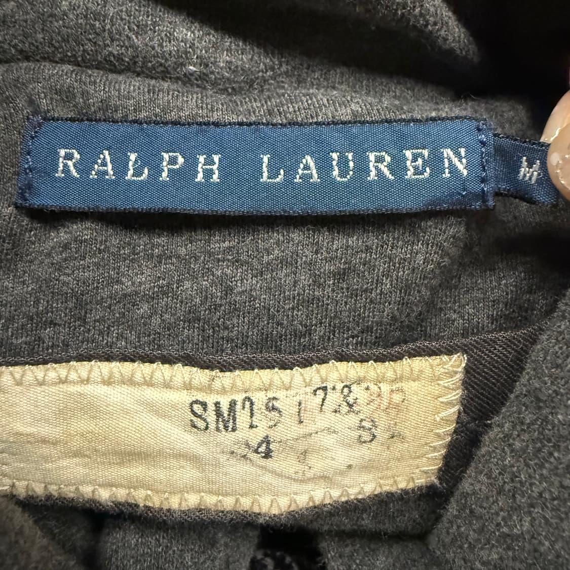 폴로 랄프로렌 그레이 코튼 면 더플 떡볶이 코트 상품이미지5