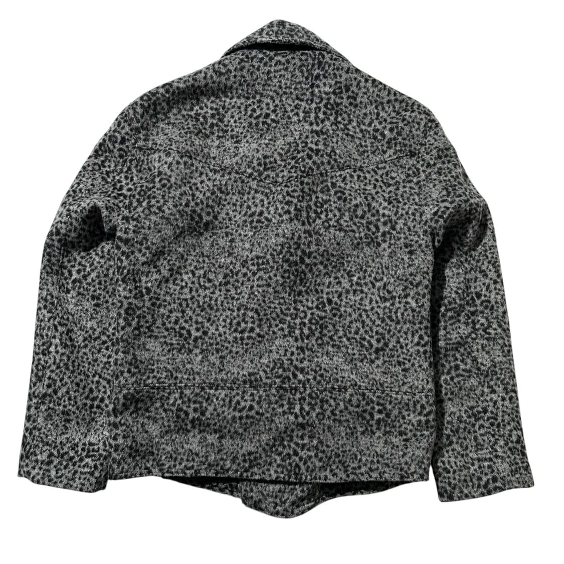 로엔 x 세만틱디자인 레오파드 라이더 자켓 상품이미지3