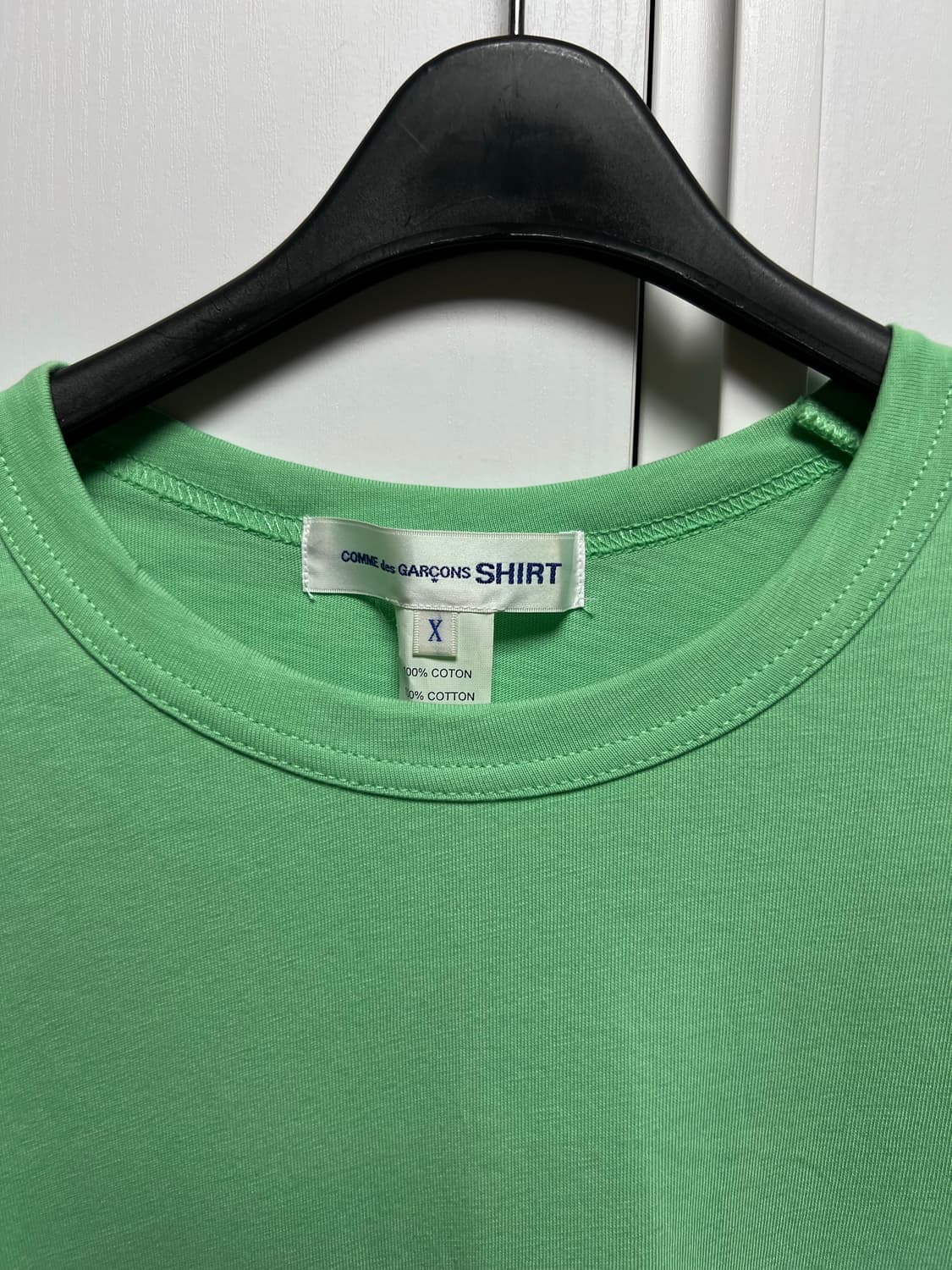 꼼데가르송 셔츠 라인 로고 롱슬리브 긴팔 티셔츠 상품이미지3