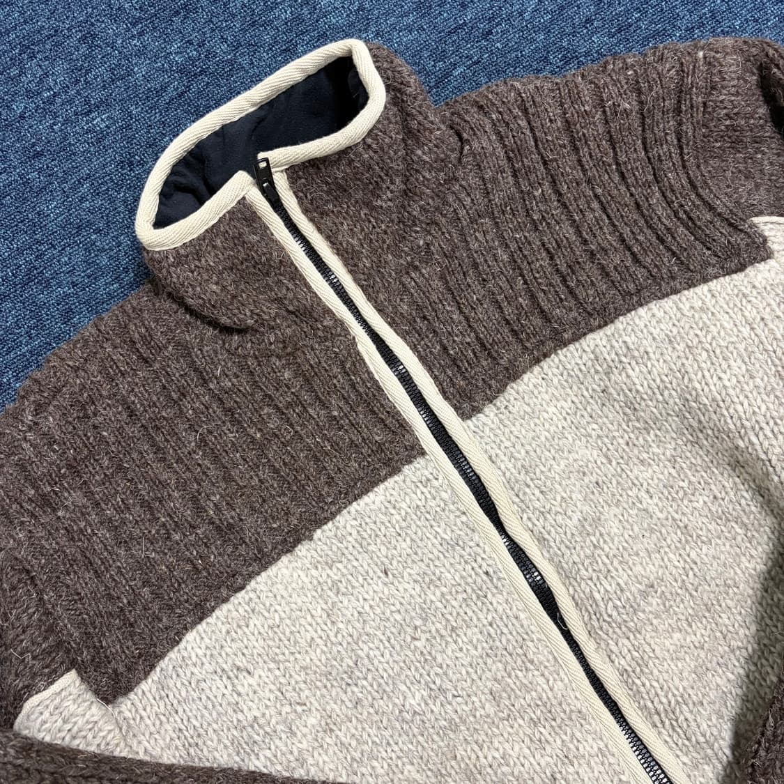 Mount Kiwi 뉴질랜드 울 니트 집업 상품이미지3