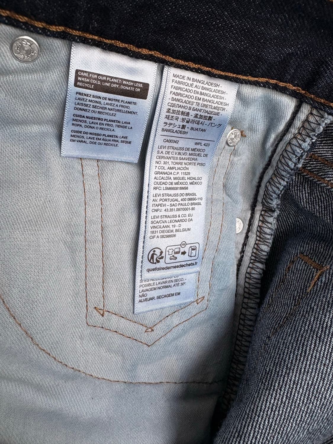 (30x32) 리바이스 550 인디고 데님 상품이미지5