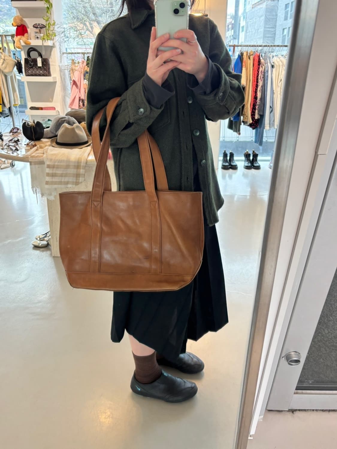 L.L.Bean Leather Bag 상품이미지1