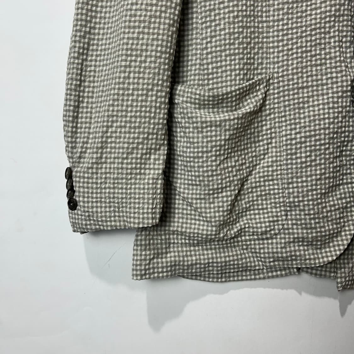 [Ermenegildo Zegna] 에르메네질도 제냐 깅엄 체크 자켓 상품이미지4