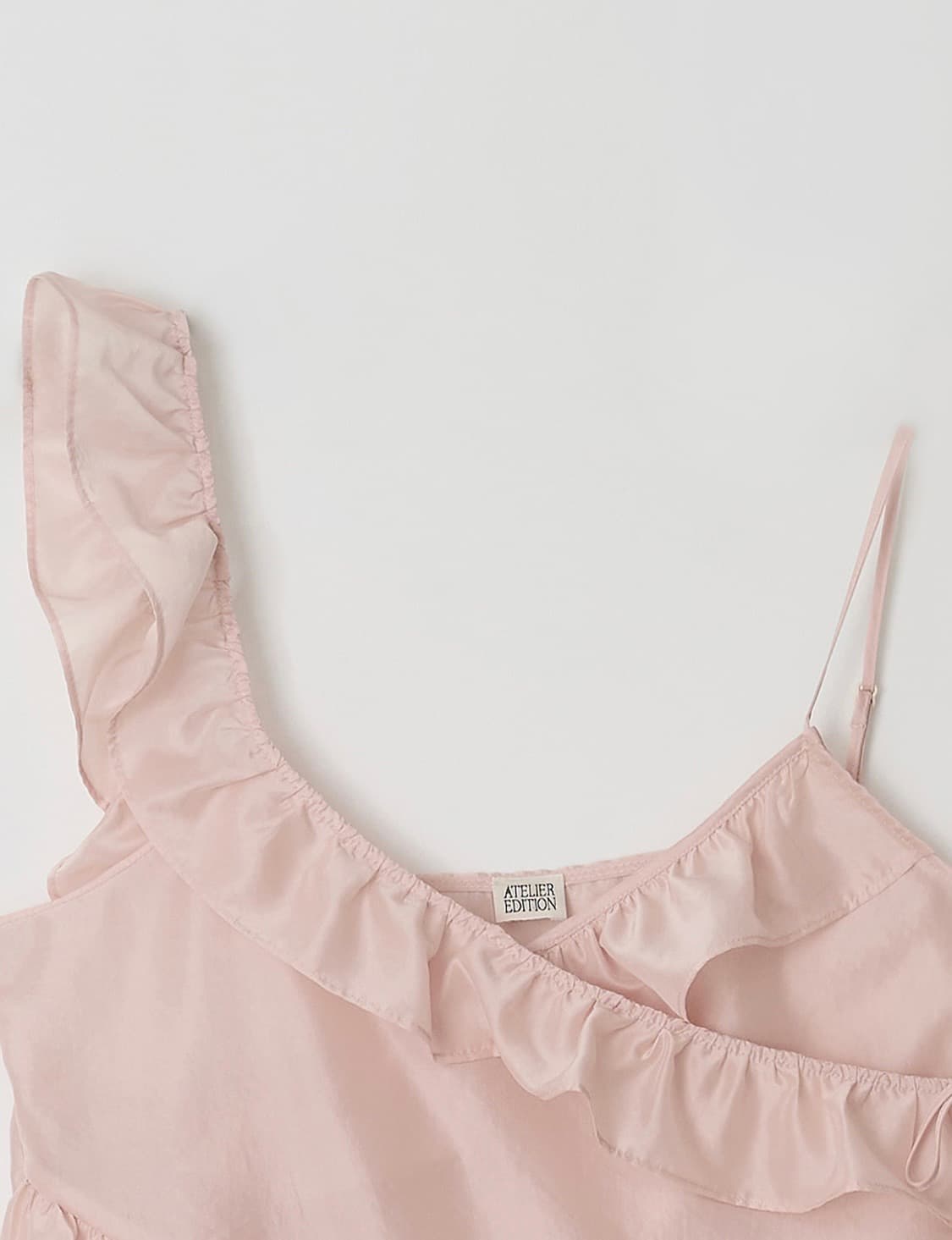 아뜰리에에디션 String Shirring Blouse (pink) 상품이미지3