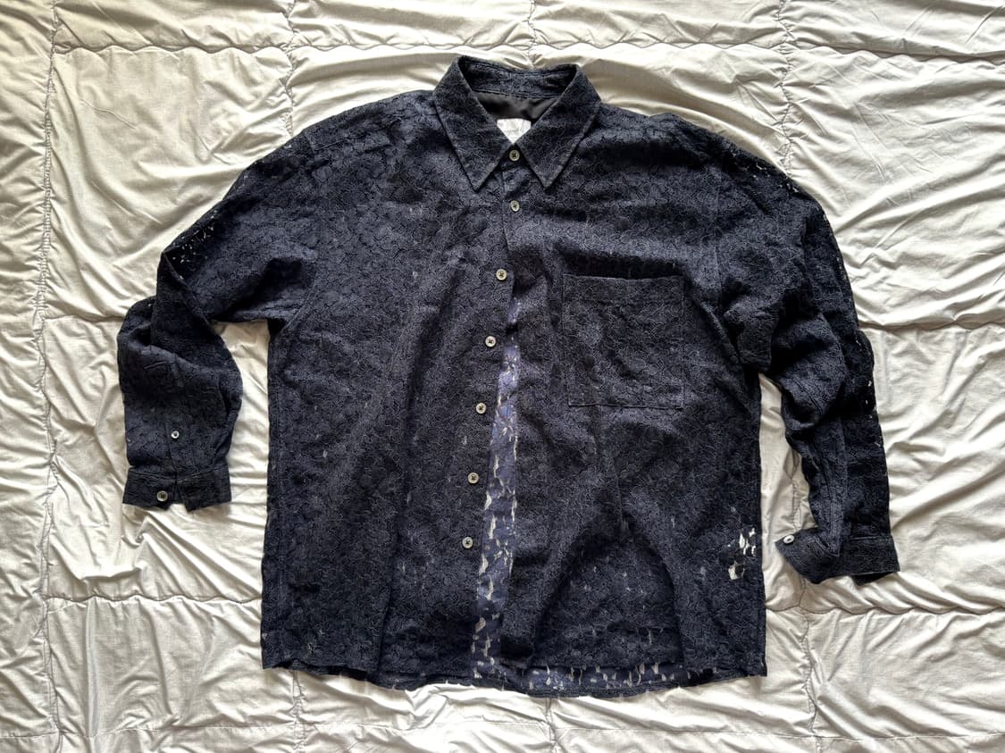 유스 시스루 셔츠 상품이미지2