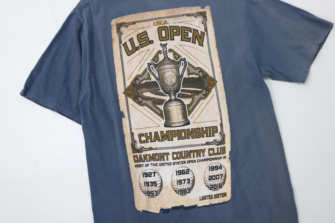 포트앤컴퍼니 빈티지 US OPEN 골프 그래픽 반팔 티셔츠 (S) 상품이미지3