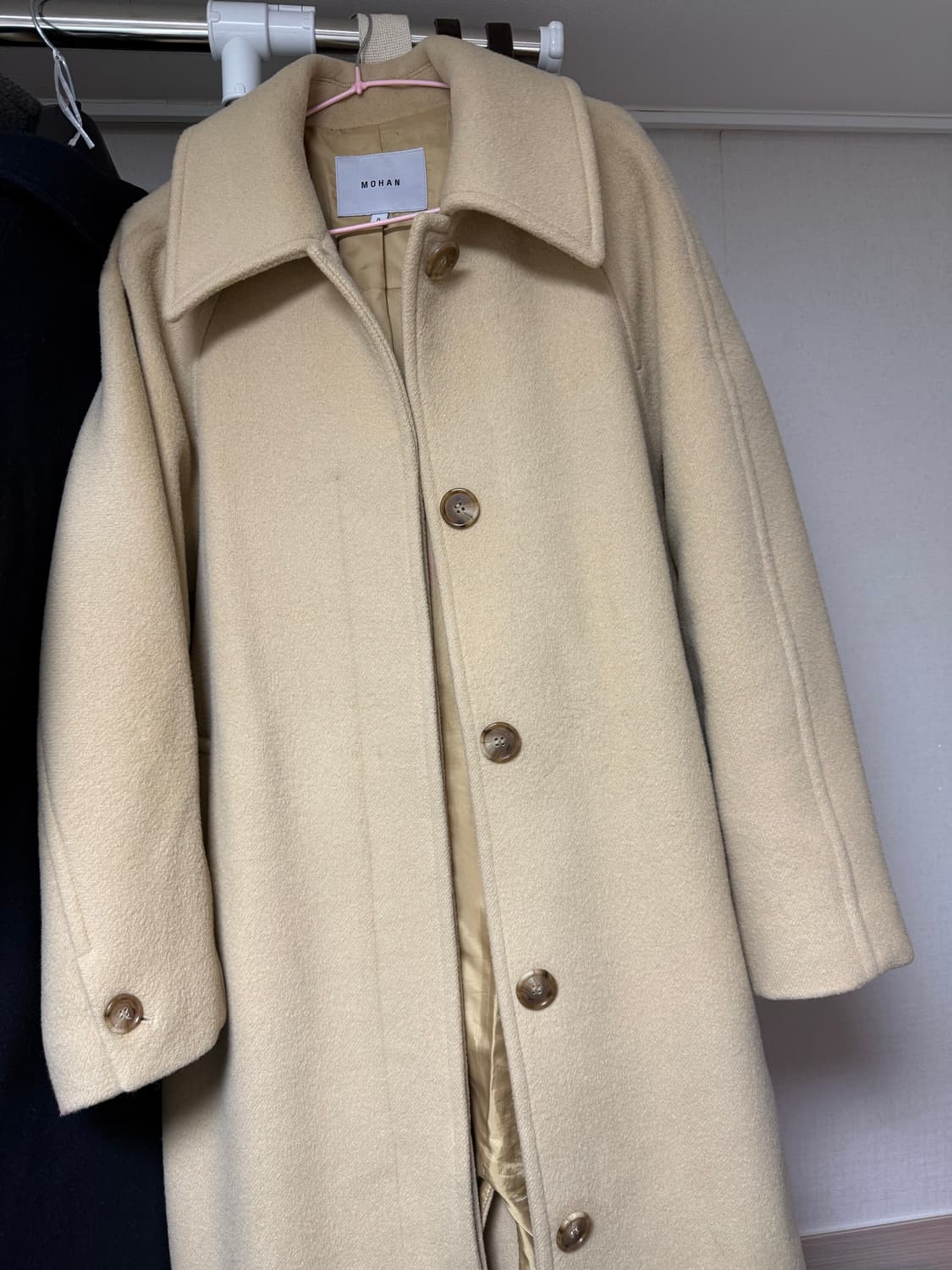 모한 프리미엄 싱글 울코트 버터(옐로우베이지) 상품이미지4