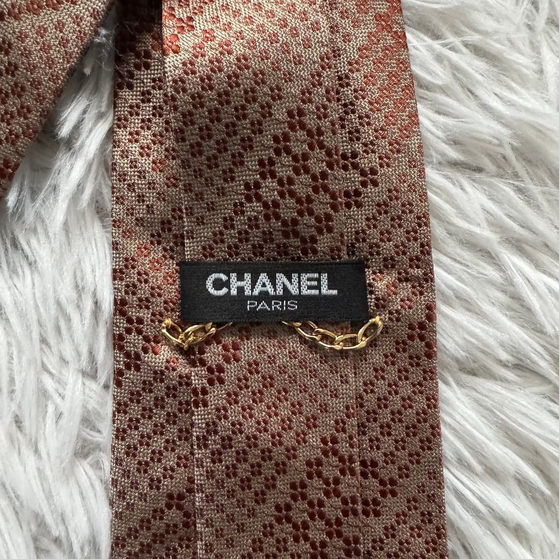 CHANEL 일본빈티지 넥타이 샤넬 빈티지넥타이 샤넬새상품 샤넬넥타이 상품이미지4