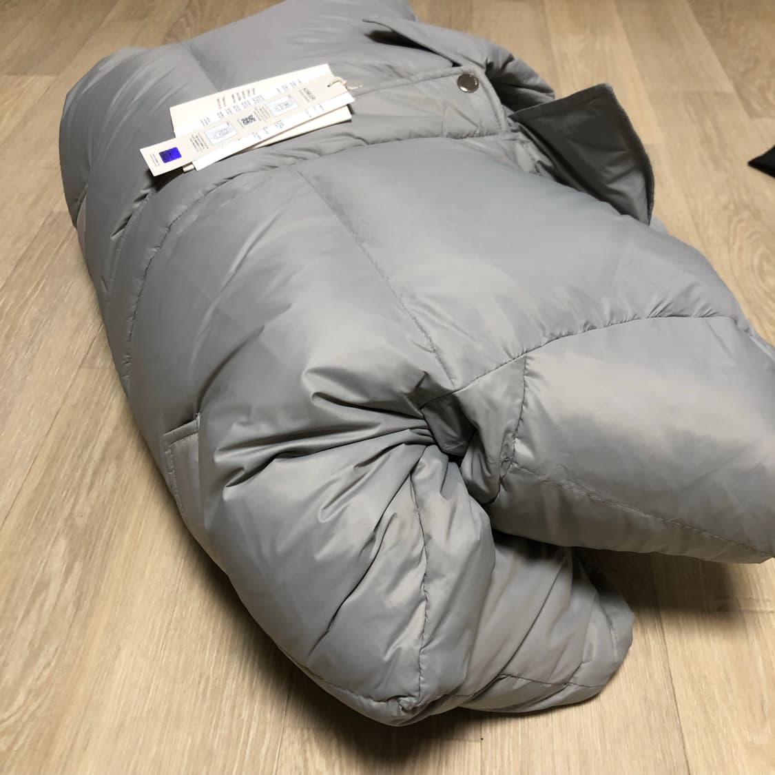 (XL) 새상품 키뮤어 KIIMUIR 덕 다운 카라 숏 다운 점퍼 패딩 상품이미지9