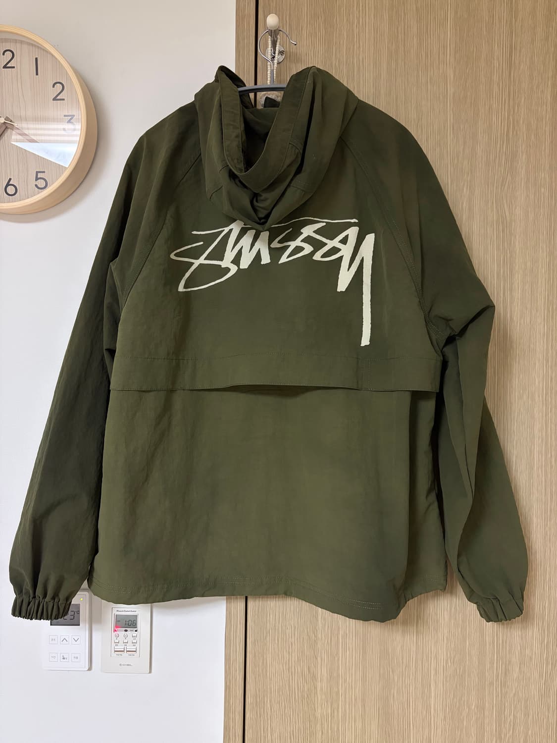 스투시 웨이브 다이비치 쉘 자켓 그린 M 상품이미지2