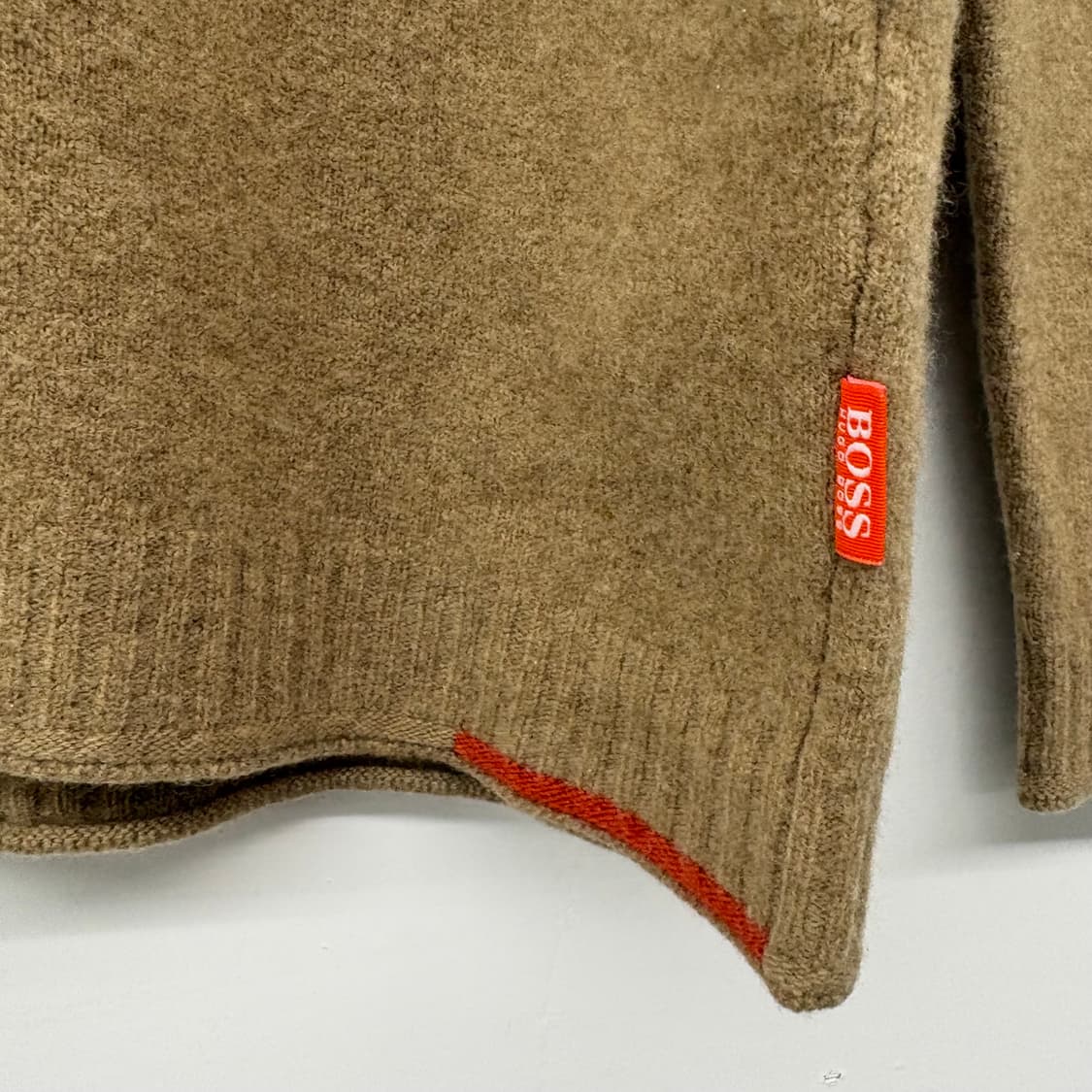 BOSS 보스 브라운 캐시미어 니트 남M 상품이미지3