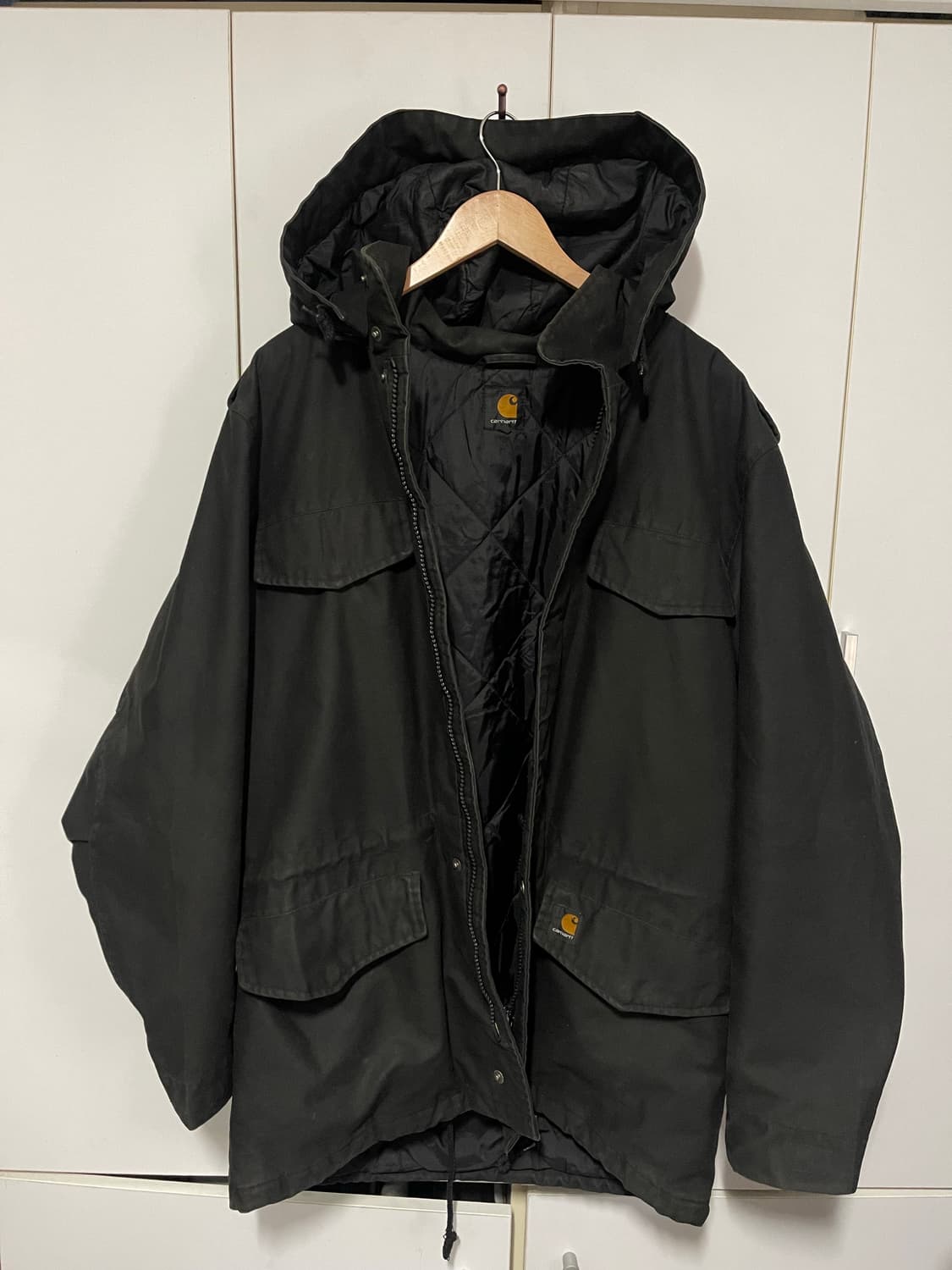 칼하트 히크만 코트 XL 블랙 상품이미지1