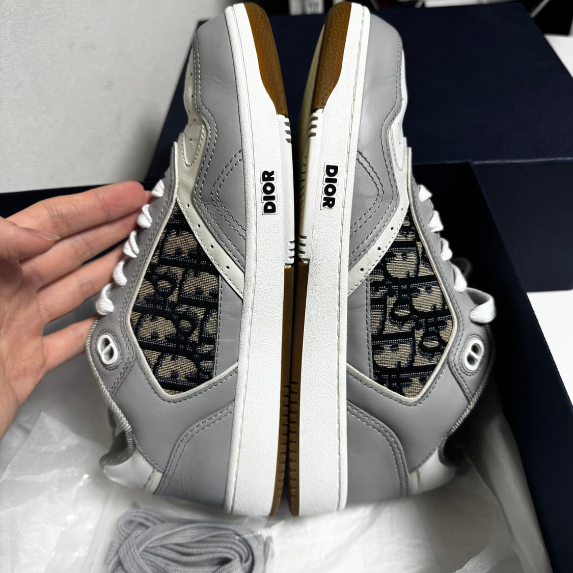 디올 오블리크 B27 스니커즈 40 상품이미지4