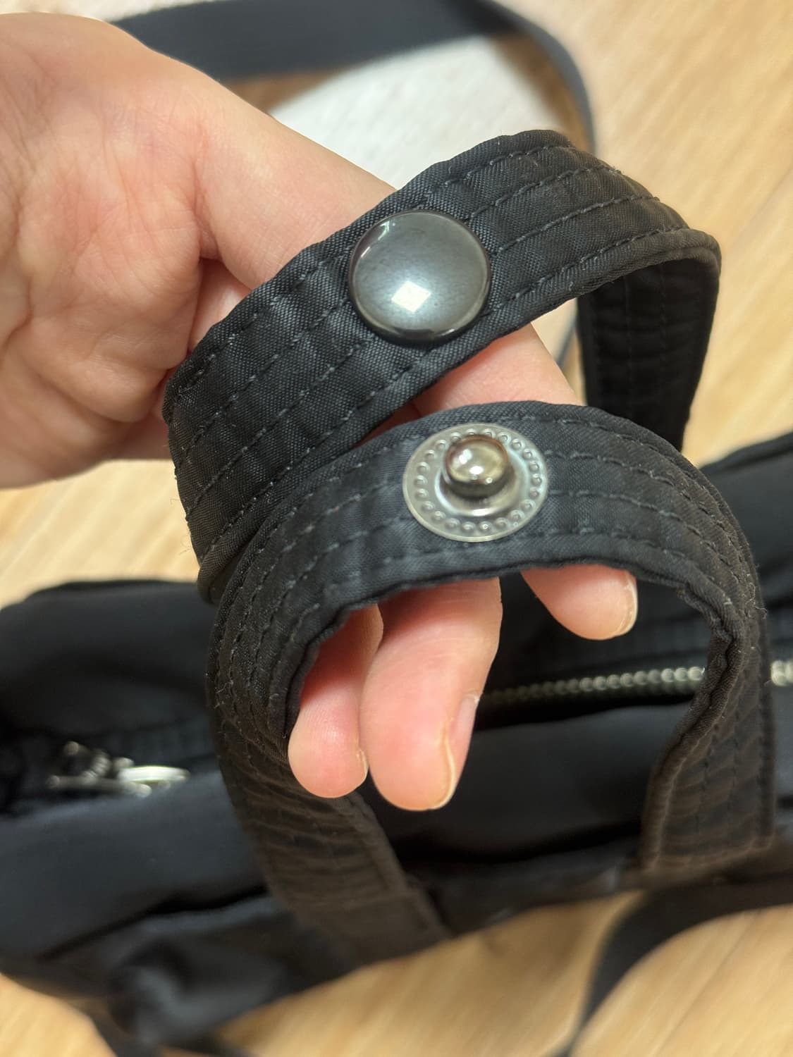 포터 보스턴백 미니 블랙 상품이미지4