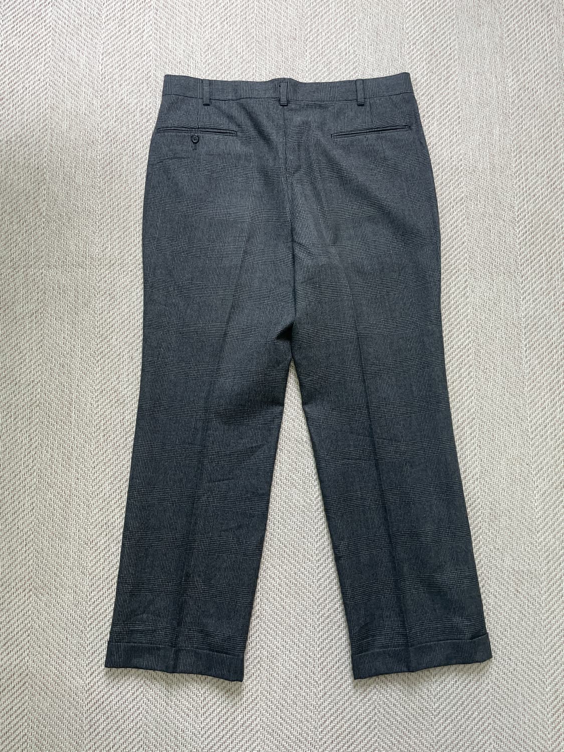 제이프레스 어센틱 글렌체크 그레이 슬렉스 상품이미지6