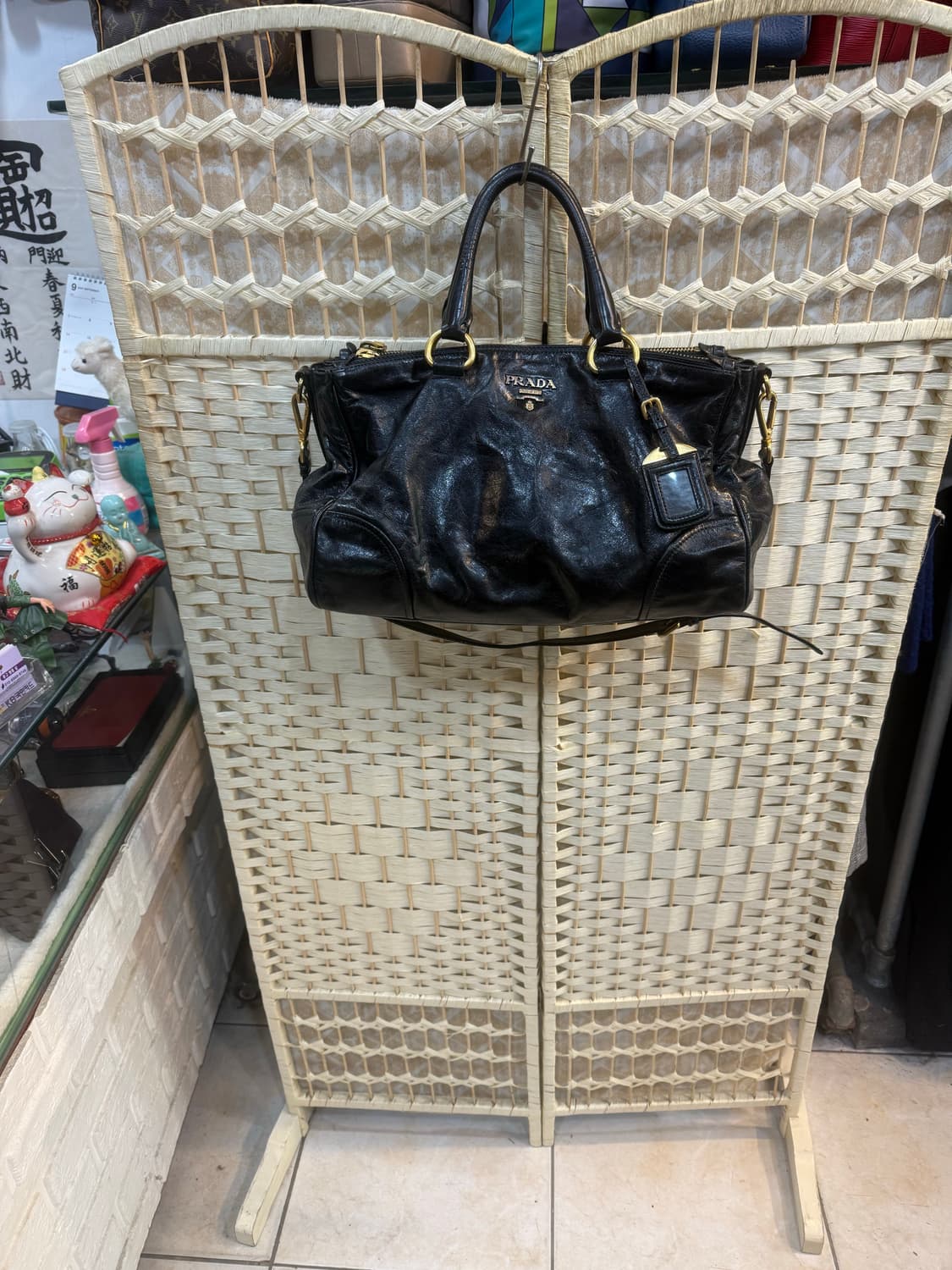 정품 프라다 비텔로 샤인 2way백 팝니다 상품이미지1