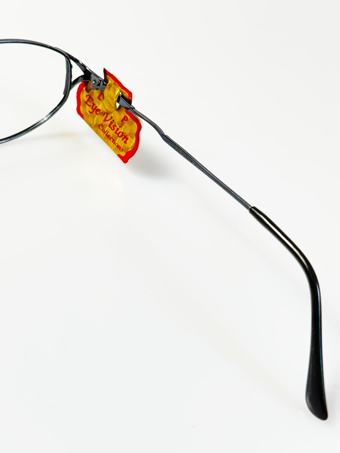 90s EYE VISION 슬림 오벌 다크 건메탈 빈티지 안경 상품이미지6