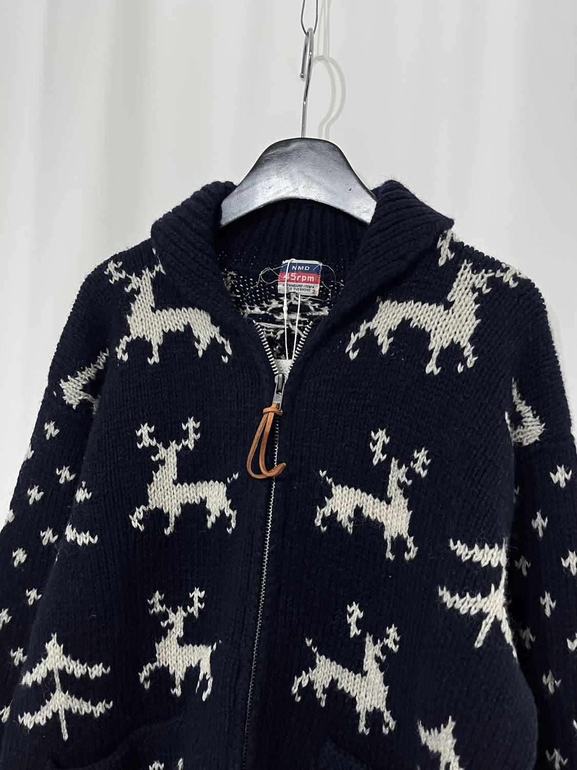 1990's NMD 45rpm knit zip up  상품이미지2