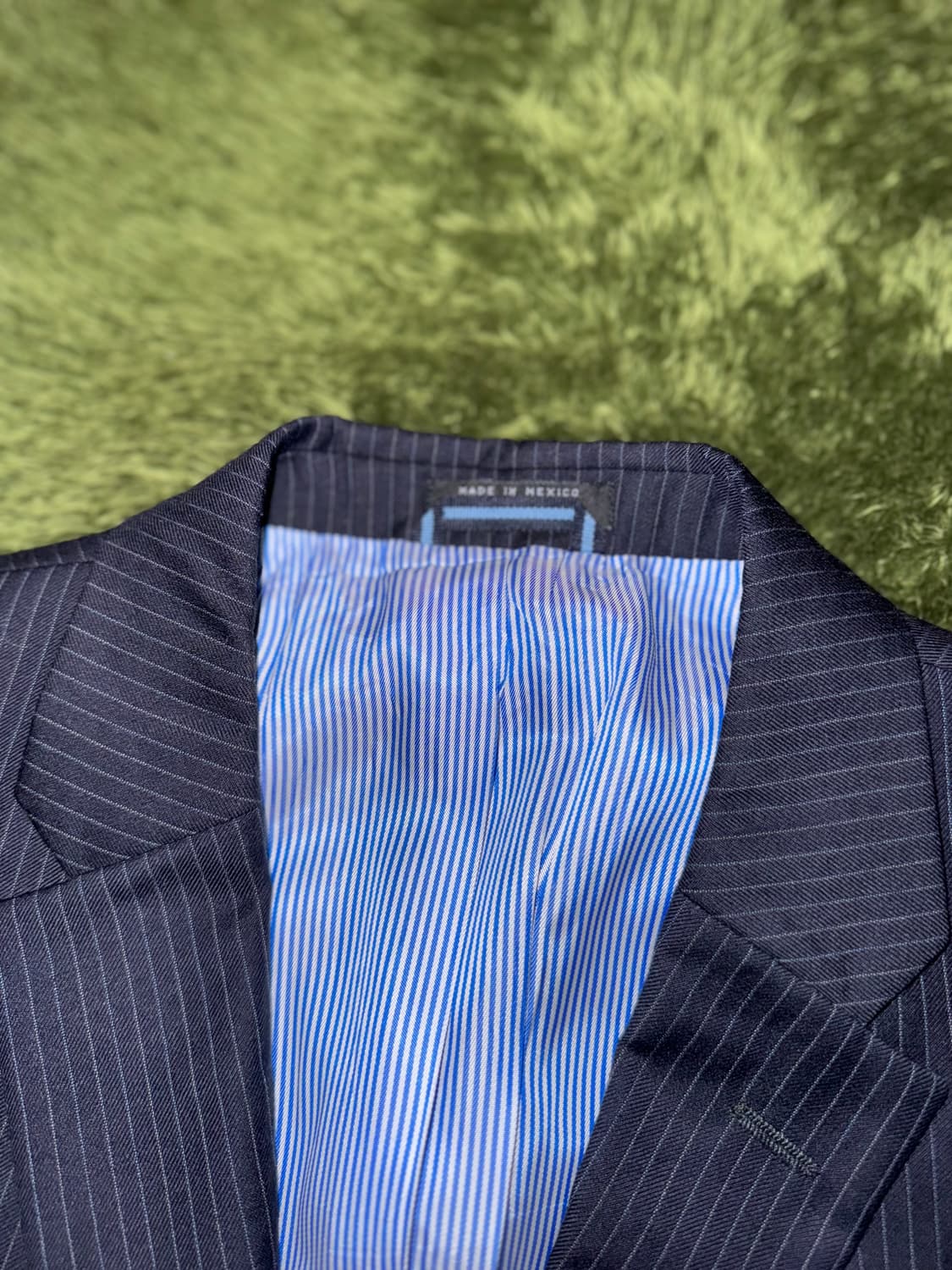 [40R] 타미힐피거 USA 클래식 핏 스트라이프 블레이저 자켓 네이비 상품이미지3