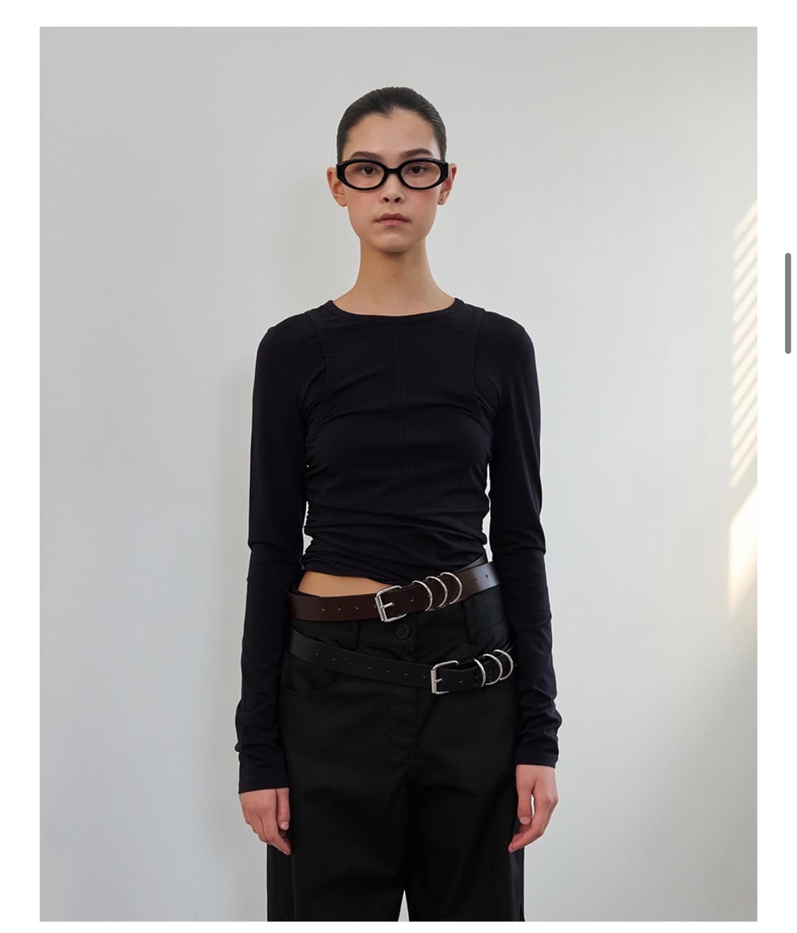 엘씨디씨 티엠 벨트 브라운 , 블랙 색상  상품이미지1