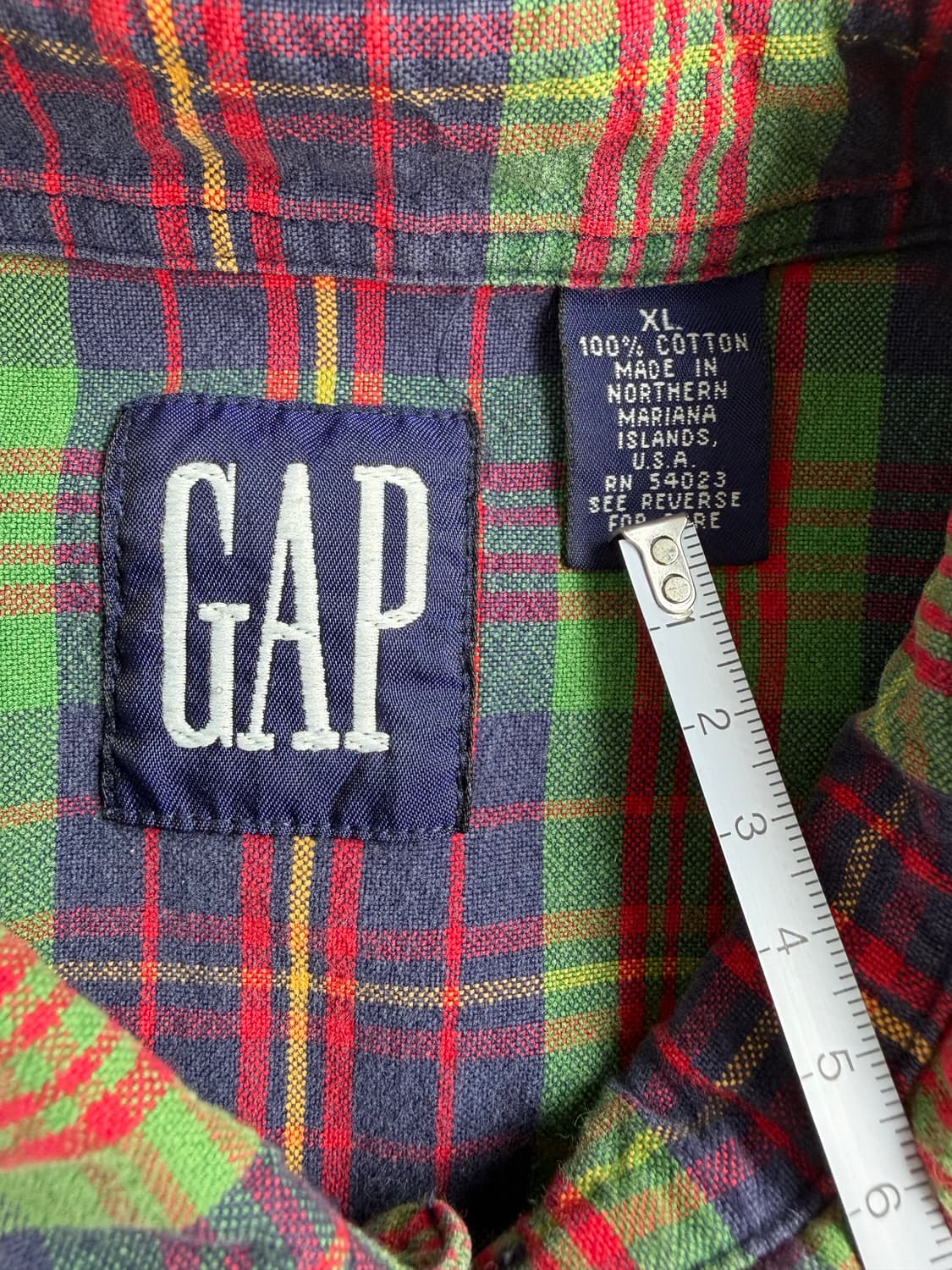 90s Gap Plaid Button Up Shirt 상품이미지3