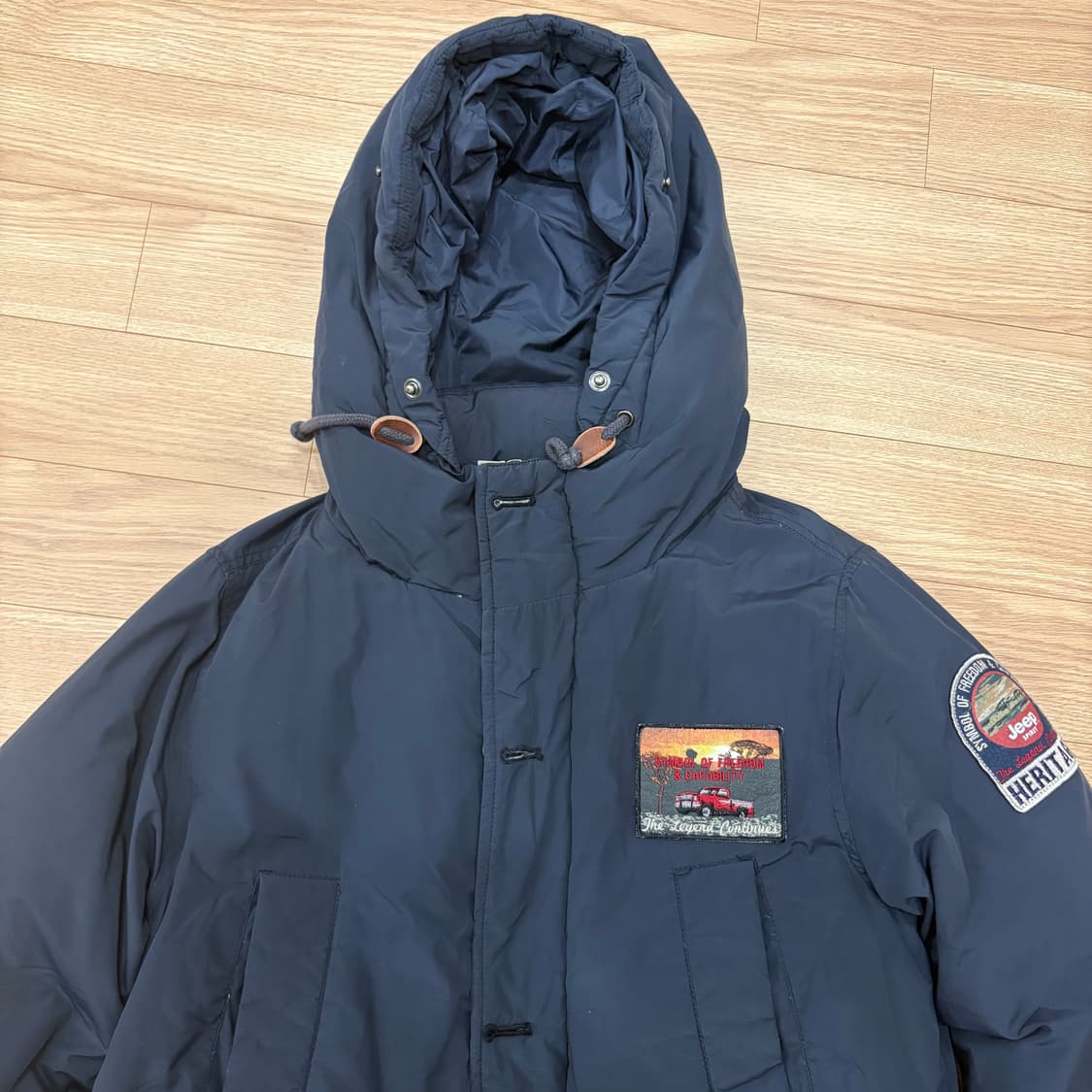 Jeep Heritage 네이비 패딩 점퍼 M 95 상품이미지3
