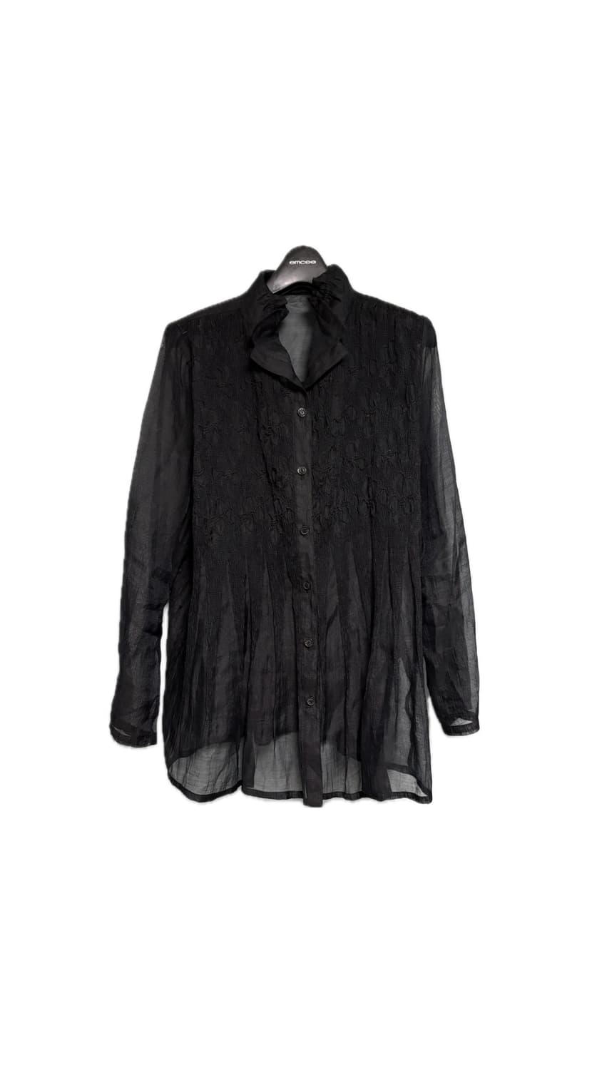 일본 빈티지 고스 블랙 셔츠 상품이미지1