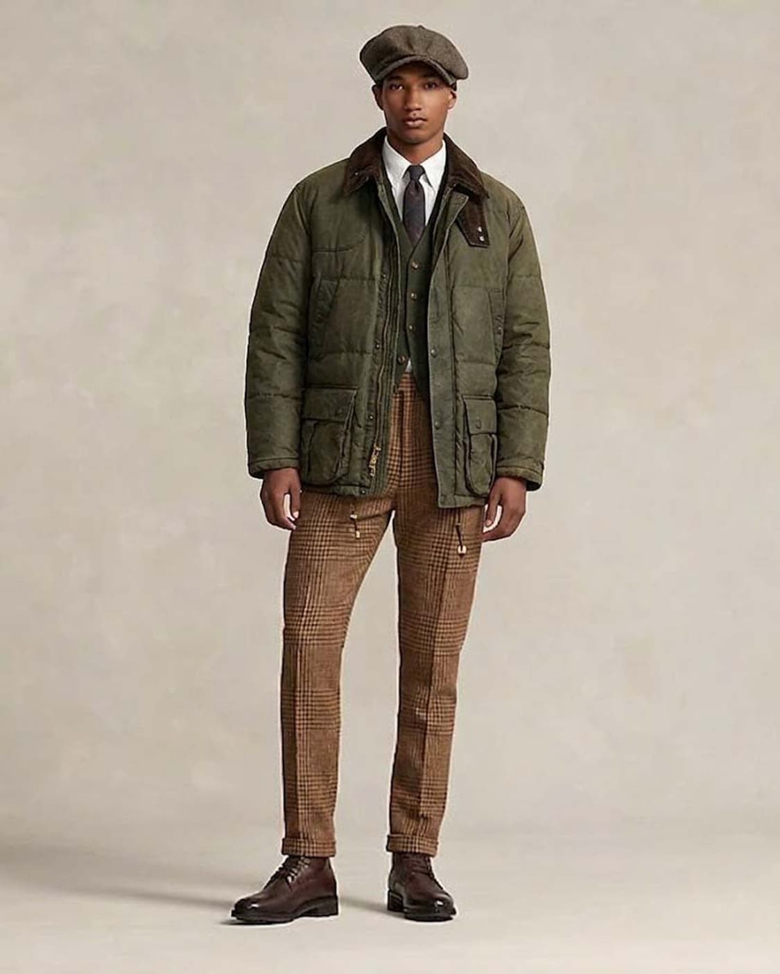 폴로 랄프로렌 코듀로이 왁스드 모호크 필드 헌팅 다운자켓 상품이미지4