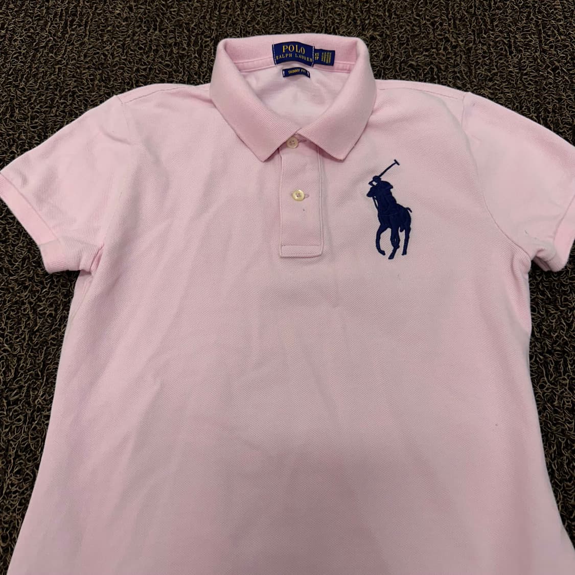 POLO 폴로 랄프로렌 빅포니 카라티 여성 반팔티셔츠 핑크 XS 상품이미지2