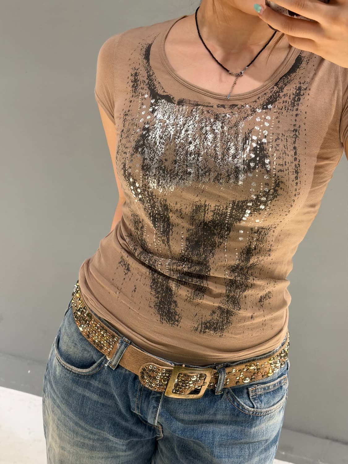 subtle printing detail t-shirt 상품이미지3