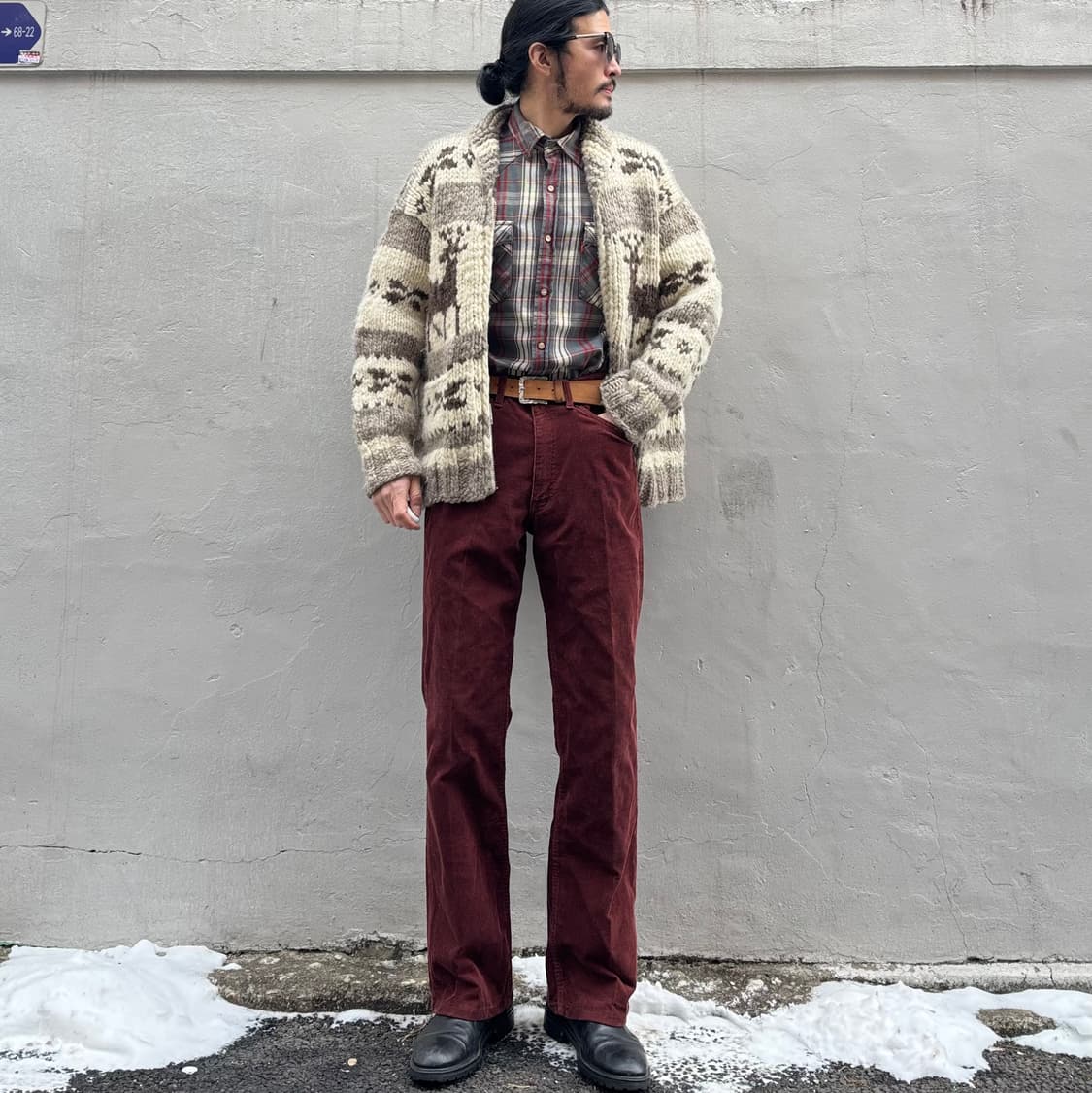 90년대 일본 리바이스 517 코듀로이 부츠컷 상품이미지1