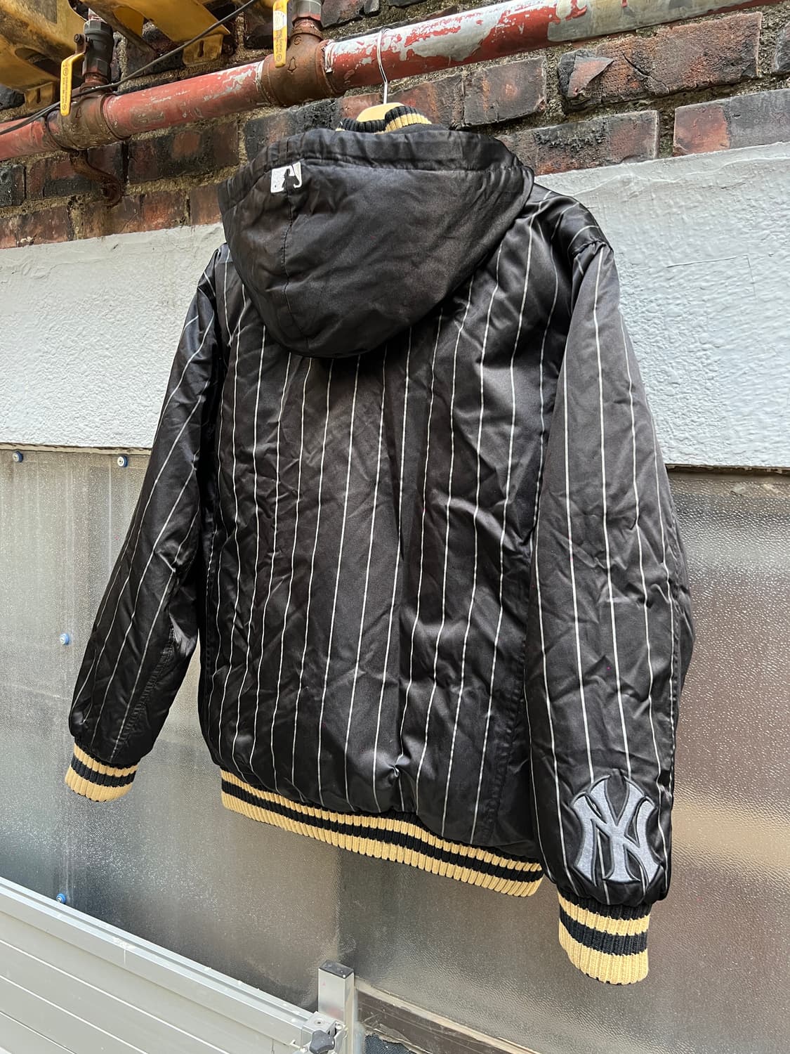 뉴욕 양키스 스트라이프 후드 야구점퍼 (정품) 상품이미지6