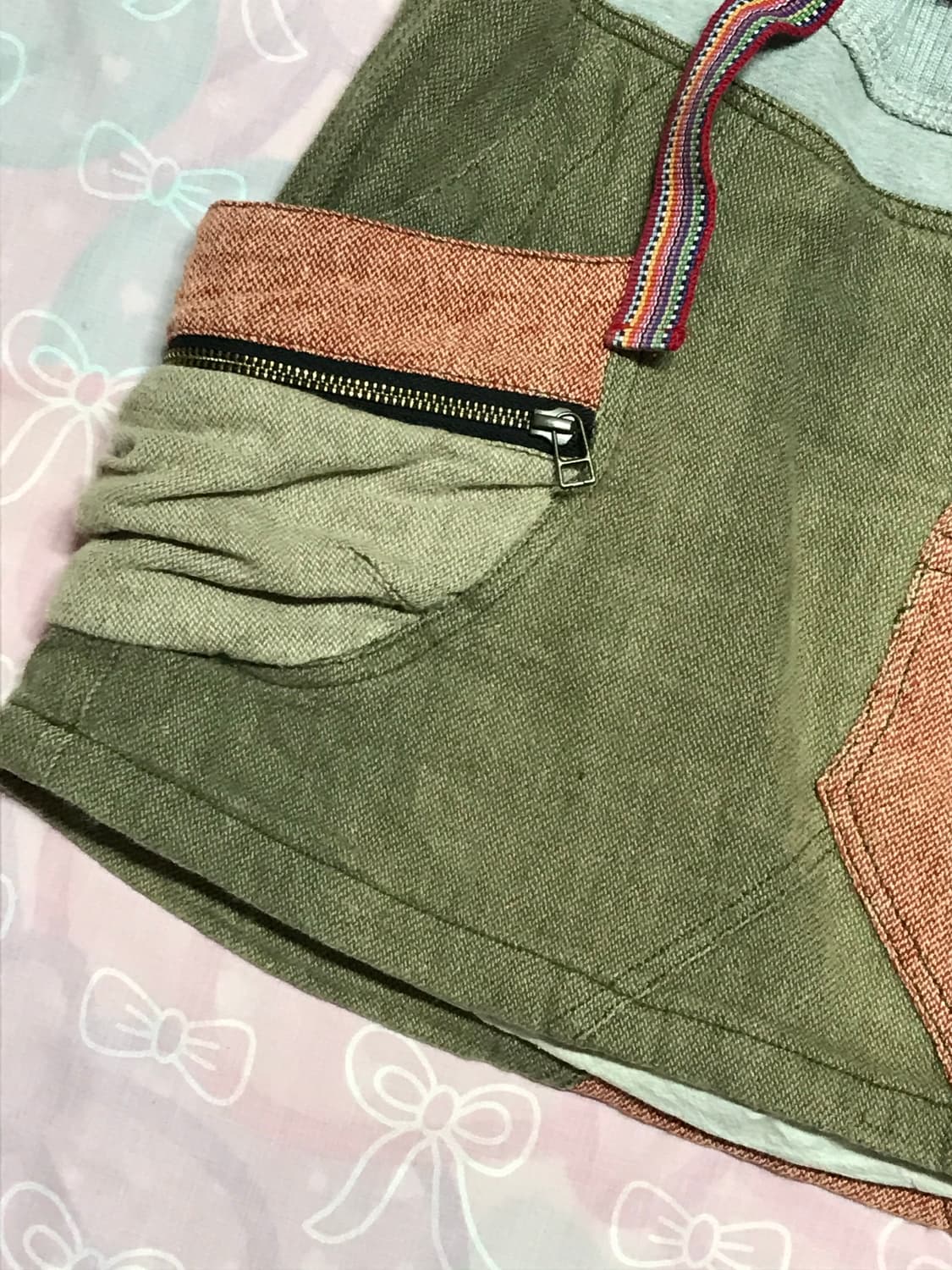 히피 미니스커트 카고 숏스커트  상품이미지3