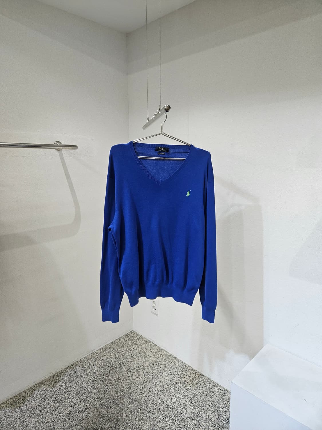 폴로랄프로렌 브이넥 코튼 니트 상품이미지1