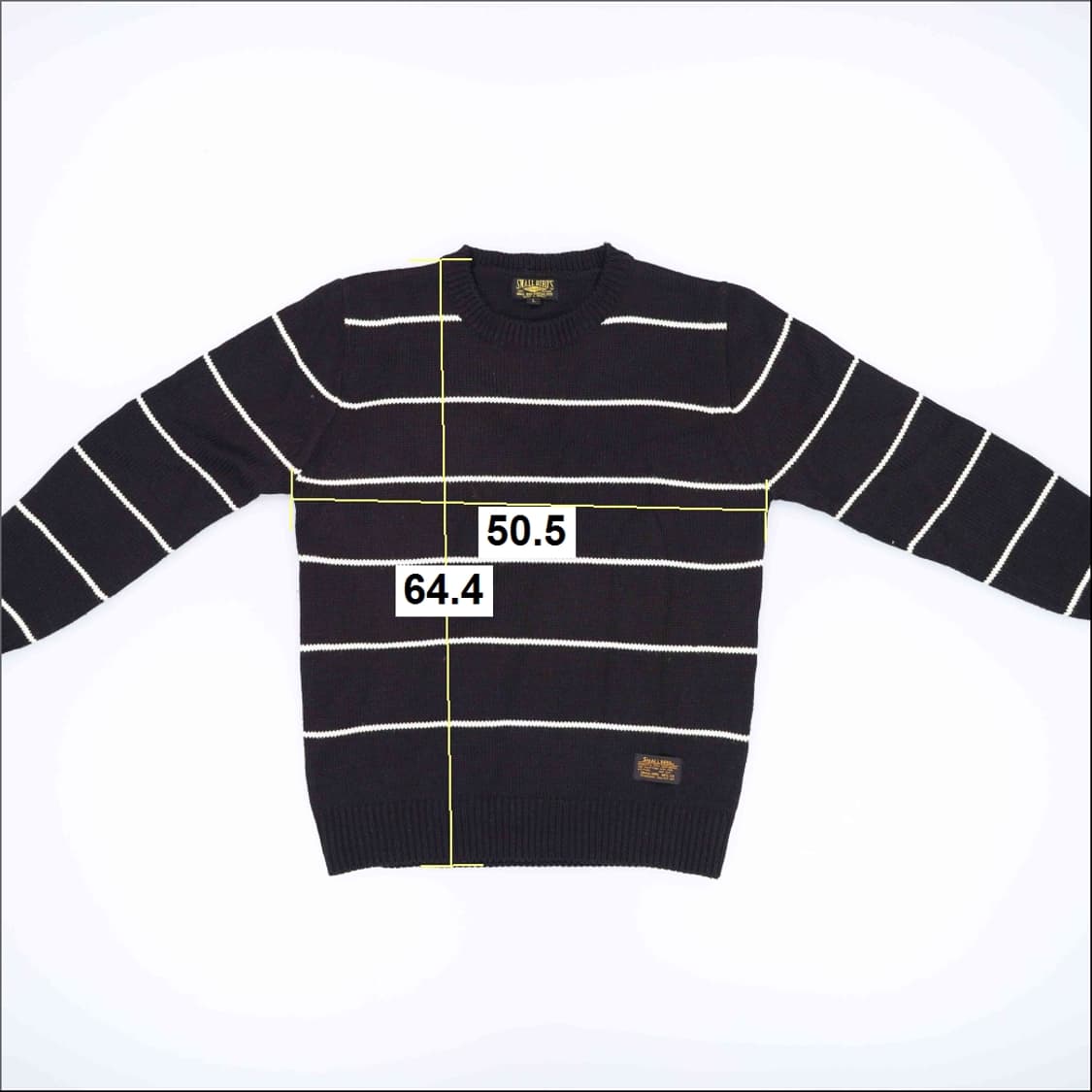 [L] 스몰버드 스트라이프 긴팔 니트 스웨터 0119J 상품이미지5