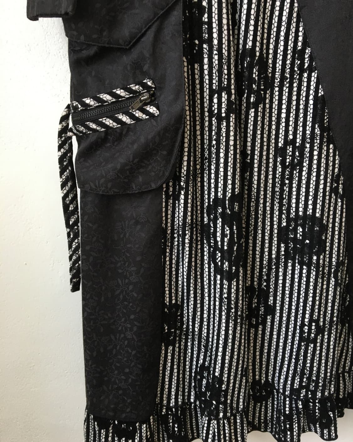 Stripe flower pattern layered one piece 상품이미지6