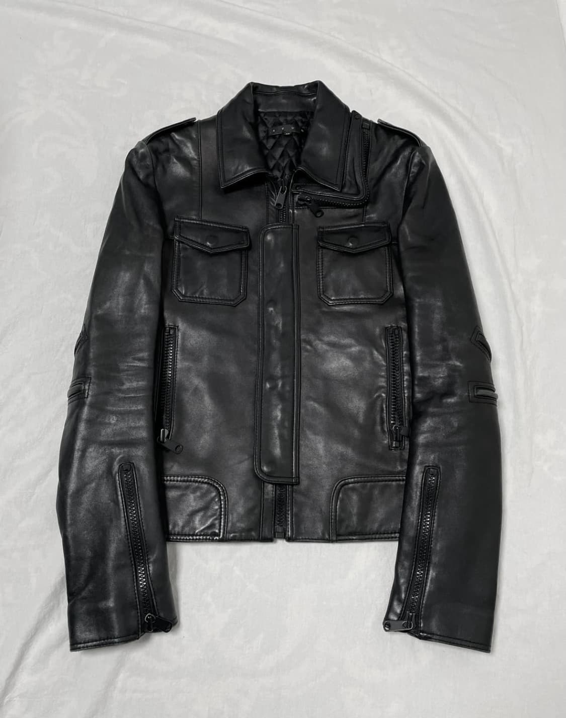 Stud homme lambskin leather jacket 상품이미지1